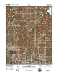 Crawford Kansas Historical topographic map, 1:24000 scale, 7.5 X 7.5 Minute, Year 2012