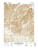 Crawford Kansas Current topographic map, 1:24000 scale, 7.5 X 7.5 Minute, Year 2015