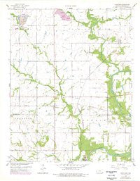 Crestline Kansas Historical topographic map, 1:24000 scale, 7.5 X 7.5 Minute, Year 1959
