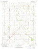 Crisfield Kansas Historical topographic map, 1:24000 scale, 7.5 X 7.5 Minute, Year 1972