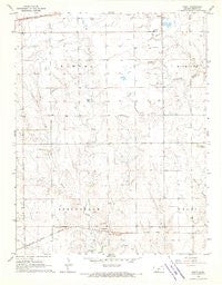 Croft Kansas Historical topographic map, 1:24000 scale, 7.5 X 7.5 Minute, Year 1968