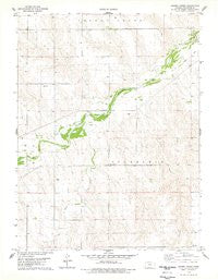 Crosby Creek Kansas Historical topographic map, 1:24000 scale, 7.5 X 7.5 Minute, Year 1978
