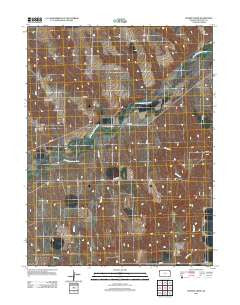 Crosby Creek Kansas Historical topographic map, 1:24000 scale, 7.5 X 7.5 Minute, Year 2012