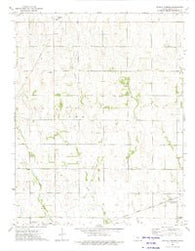 Crystal Springs Kansas Historical topographic map, 1:24000 scale, 7.5 X 7.5 Minute, Year 1973