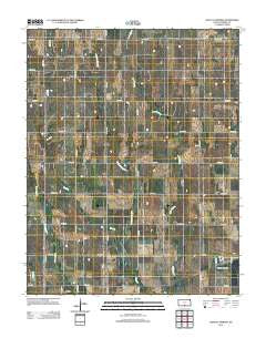 Crystal Springs Kansas Historical topographic map, 1:24000 scale, 7.5 X 7.5 Minute, Year 2012
