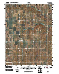 Cuba Kansas Historical topographic map, 1:24000 scale, 7.5 X 7.5 Minute, Year 2009