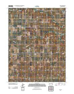 Cuba Kansas Historical topographic map, 1:24000 scale, 7.5 X 7.5 Minute, Year 2012