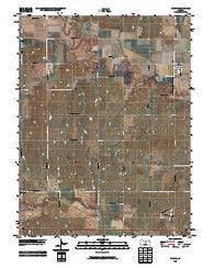 Culver Kansas Historical topographic map, 1:24000 scale, 7.5 X 7.5 Minute, Year 2009