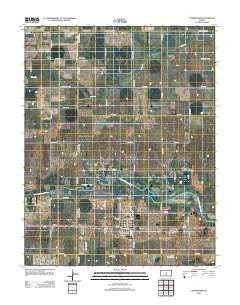 Cunningham Kansas Historical topographic map, 1:24000 scale, 7.5 X 7.5 Minute, Year 2012