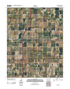 Dalton Kansas Historical topographic map, 1:24000 scale, 7.5 X 7.5 Minute, Year 2012