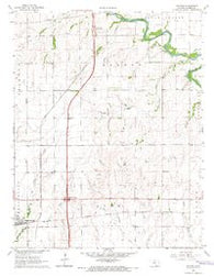 Dalton Kansas Historical topographic map, 1:24000 scale, 7.5 X 7.5 Minute, Year 1964