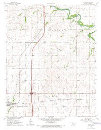 Dalton Kansas Historical topographic map, 1:24000 scale, 7.5 X 7.5 Minute, Year 1964