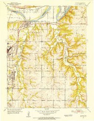 De Soto Kansas Historical topographic map, 1:24000 scale, 7.5 X 7.5 Minute, Year 1951