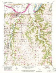 De Soto Kansas Historical topographic map, 1:24000 scale, 7.5 X 7.5 Minute, Year 1951
