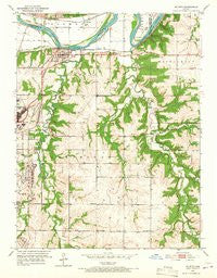 De Soto Kansas Historical topographic map, 1:24000 scale, 7.5 X 7.5 Minute, Year 1951