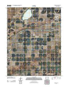 Deerfield Kansas Historical topographic map, 1:24000 scale, 7.5 X 7.5 Minute, Year 2012