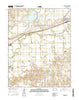 Deerfield Kansas Current topographic map, 1:24000 scale, 7.5 X 7.5 Minute, Year 2016