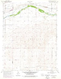 Deerfield NE Kansas Historical topographic map, 1:24000 scale, 7.5 X 7.5 Minute, Year 1960