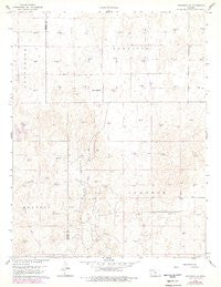 Deerfield SE Kansas Historical topographic map, 1:24000 scale, 7.5 X 7.5 Minute, Year 1960