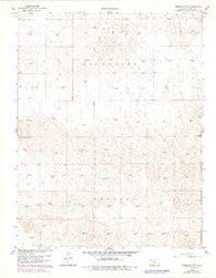 Deerfield SW Kansas Historical topographic map, 1:24000 scale, 7.5 X 7.5 Minute, Year 1960