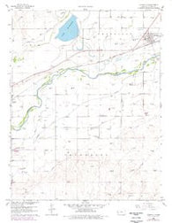 Deerfield Kansas Historical topographic map, 1:24000 scale, 7.5 X 7.5 Minute, Year 1960