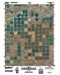 Deerfield NE Kansas Historical topographic map, 1:24000 scale, 7.5 X 7.5 Minute, Year 2009