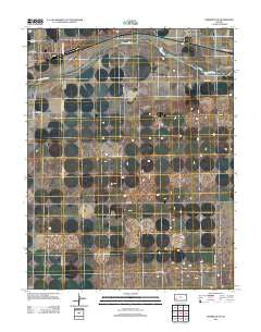 Deerfield NE Kansas Historical topographic map, 1:24000 scale, 7.5 X 7.5 Minute, Year 2012