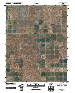 Deerfield SE Kansas Historical topographic map, 1:24000 scale, 7.5 X 7.5 Minute, Year 2009