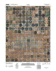 Deerfield SW Kansas Historical topographic map, 1:24000 scale, 7.5 X 7.5 Minute, Year 2012