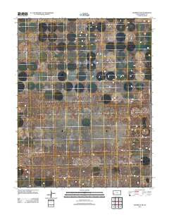 Deerfield SW Kansas Historical topographic map, 1:24000 scale, 7.5 X 7.5 Minute, Year 2012