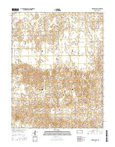 Deerfield SW Kansas Current topographic map, 1:24000 scale, 7.5 X 7.5 Minute, Year 2015