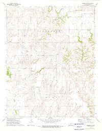 Deerhead Kansas Historical topographic map, 1:24000 scale, 7.5 X 7.5 Minute, Year 1973