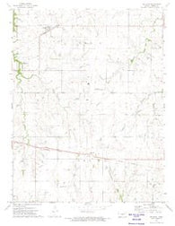 Delavan Kansas Historical topographic map, 1:24000 scale, 7.5 X 7.5 Minute, Year 1972