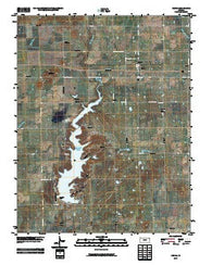 Dennis Kansas Historical topographic map, 1:24000 scale, 7.5 X 7.5 Minute, Year 2010