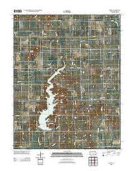 Dennis Kansas Historical topographic map, 1:24000 scale, 7.5 X 7.5 Minute, Year 2012