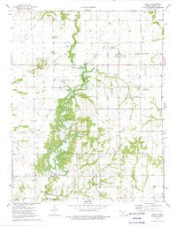 Dennis Kansas Historical topographic map, 1:24000 scale, 7.5 X 7.5 Minute, Year 1973