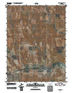 Densmore Kansas Historical topographic map, 1:24000 scale, 7.5 X 7.5 Minute, Year 2009