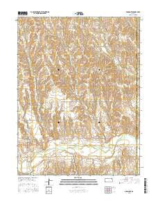 Densmore Kansas Current topographic map, 1:24000 scale, 7.5 X 7.5 Minute, Year 2015