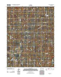 Denton Kansas Historical topographic map, 1:24000 scale, 7.5 X 7.5 Minute, Year 2012