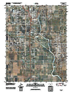 Derby Kansas Historical topographic map, 1:24000 scale, 7.5 X 7.5 Minute, Year 2010