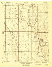Derby Kansas Historical topographic map, 1:31680 scale, 7.5 X 7.5 Minute, Year 1943