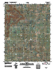 Devon Kansas Historical topographic map, 1:24000 scale, 7.5 X 7.5 Minute, Year 2009