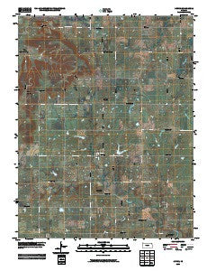 Devon Kansas Historical topographic map, 1:24000 scale, 7.5 X 7.5 Minute, Year 2009