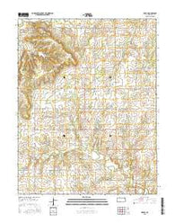 Devon Kansas Current topographic map, 1:24000 scale, 7.5 X 7.5 Minute, Year 2015