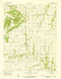 Devon Kansas Historical topographic map, 1:24000 scale, 7.5 X 7.5 Minute, Year 1958