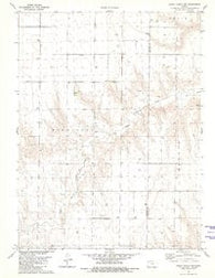 Dewey Ranch NW Kansas Historical topographic map, 1:24000 scale, 7.5 X 7.5 Minute, Year 1981
