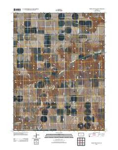 Dewey Ranch NW Kansas Historical topographic map, 1:24000 scale, 7.5 X 7.5 Minute, Year 2012