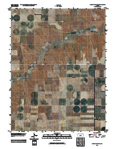 Dewey Ranch SW Kansas Historical topographic map, 1:24000 scale, 7.5 X 7.5 Minute, Year 2009