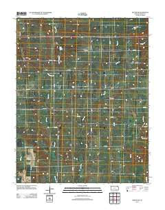 Dexter SW Kansas Historical topographic map, 1:24000 scale, 7.5 X 7.5 Minute, Year 2012
