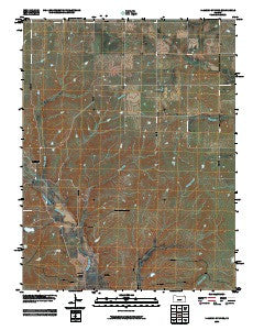 Diamond Springs Kansas Historical topographic map, 1:24000 scale, 7.5 X 7.5 Minute, Year 2009